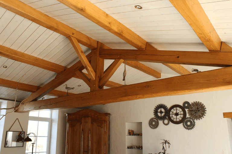 Rénovation d'une charpente en bois