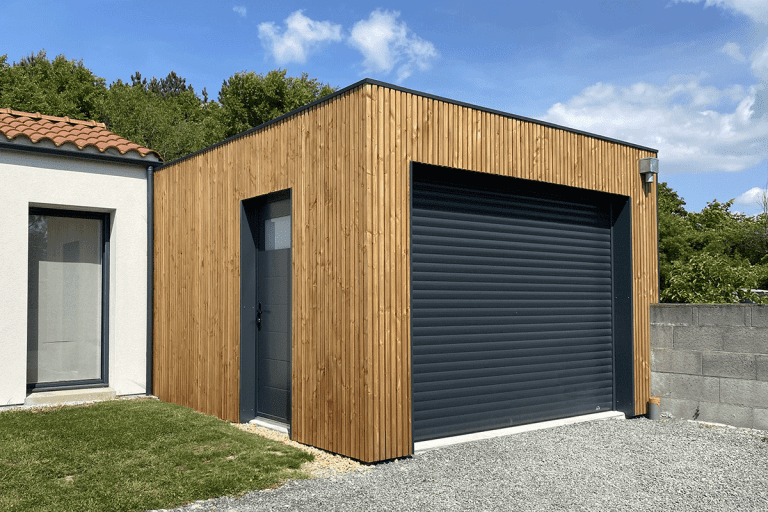 Réalisation d'un extension en ossature bois à Noirmoutier